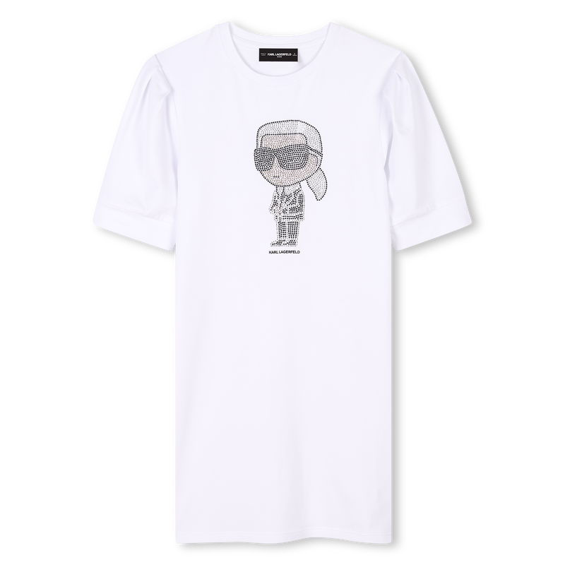 Jurk met korte mouwen KARL LAGERFELD KIDS 
                        GIRL