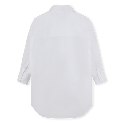 Hemdjurk van poplin KARL LAGERFELD KIDS GIRL