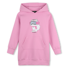 Robe &agrave; capuche KARL LAGERFELD KIDS 
                    FILLE