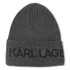 Gebreide muts + nekwarmer set KARL LAGERFELD KIDS 
                    BOY