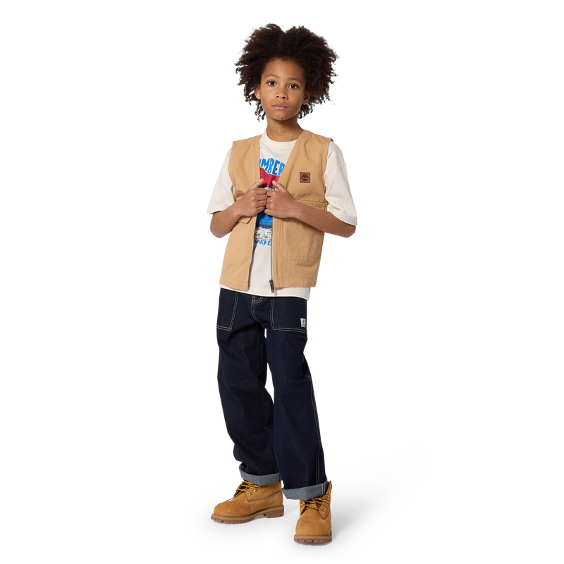 T-SHIRT MET KORTE MOUWEN TIMBERLAND 
                        BOY