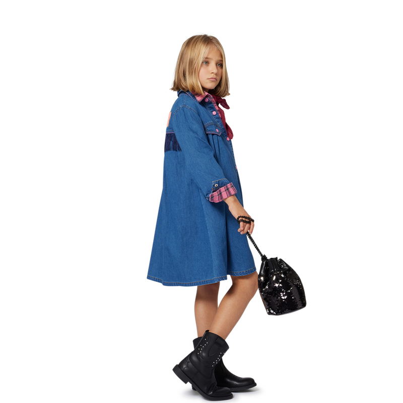 Chemise &agrave; carreaux HUGO 
                        FILLE