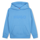 Sweat-shirt &agrave; capuche, BLEU, hi-res