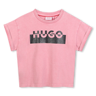 T-shirt &agrave; manches courtes HUGO 
                    FILLE