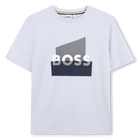 Tee-shirt manches courtes, BLEU TENDRE, hi-res