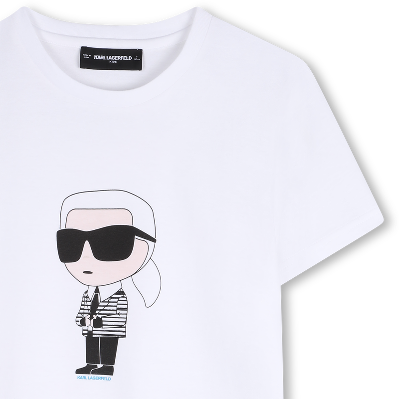 T-SHIRT MANCHES COURTES KARL LAGERFELD KIDS 
                        GARCON