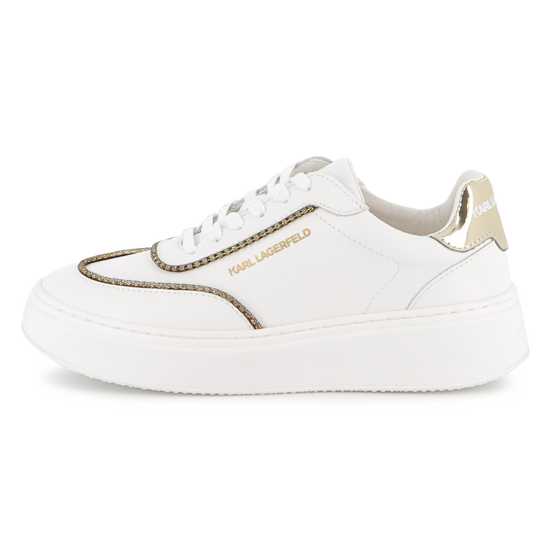 Baskets basse &agrave; lacets KARL LAGERFELD KIDS 
                        FILLE