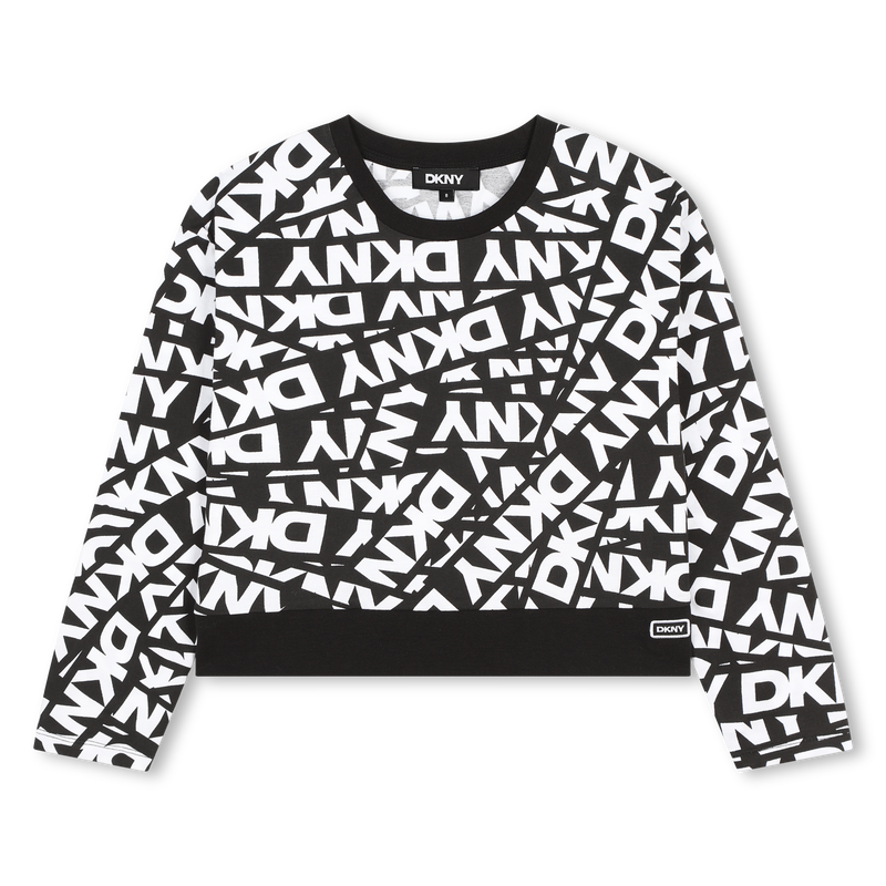 T-shirt &agrave; manches longues DKNY 
                        FILLE