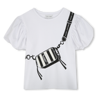 T-shirt avec manches fantaisie MARC JACOBS 
                    FILLE
