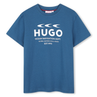 Tee-shirt manches courtes, BLEU MOSAIQUE, hi-res