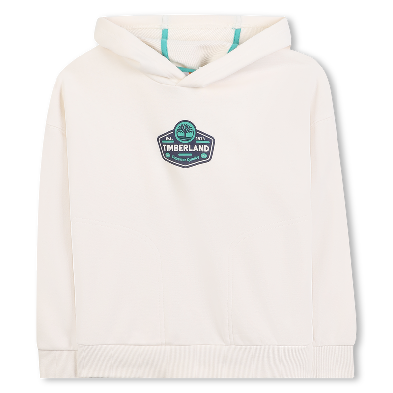 Sweat-shirt &agrave; capuche en molleton TIMBERLAND 
                        GARCON