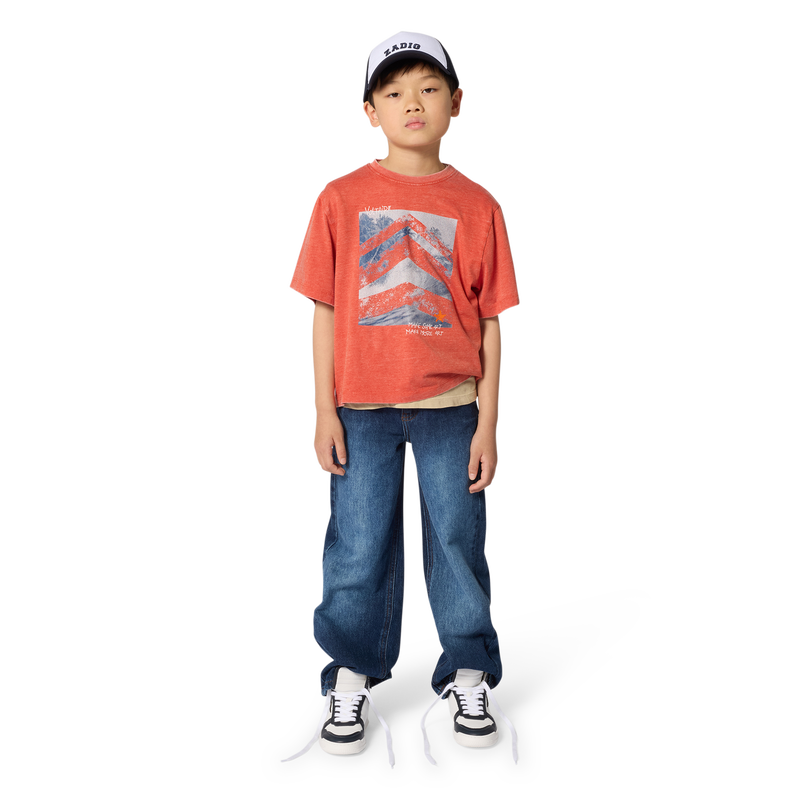 PANTALON EN JEAN LARGE ZADIG & VOLTAIRE 
                        GARCON