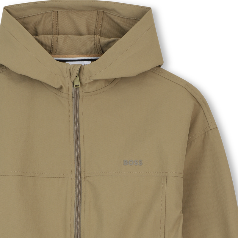 Sweat zipp&eacute; &agrave; capuche BOSS 
                        GARCON