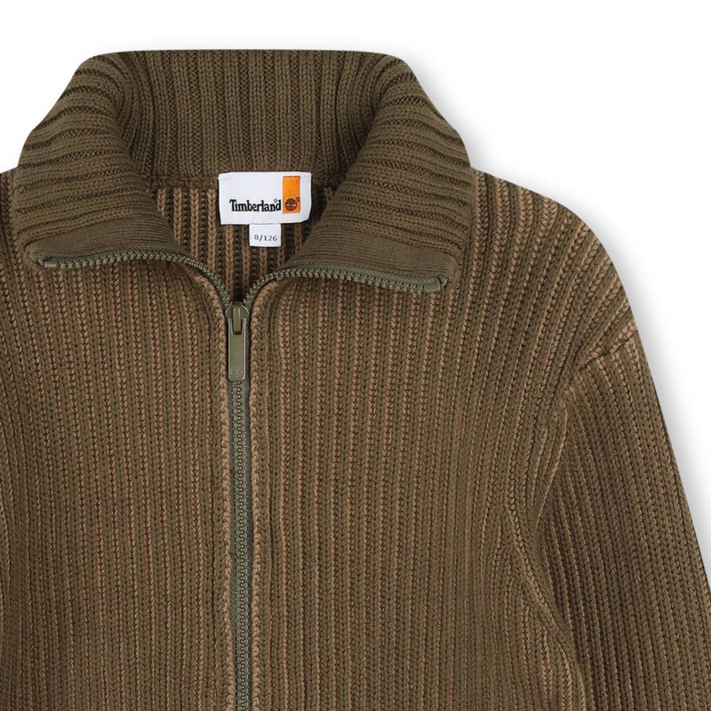 Cardigan zipp&eacute; en tricot TIMBERLAND 
                        GARCON