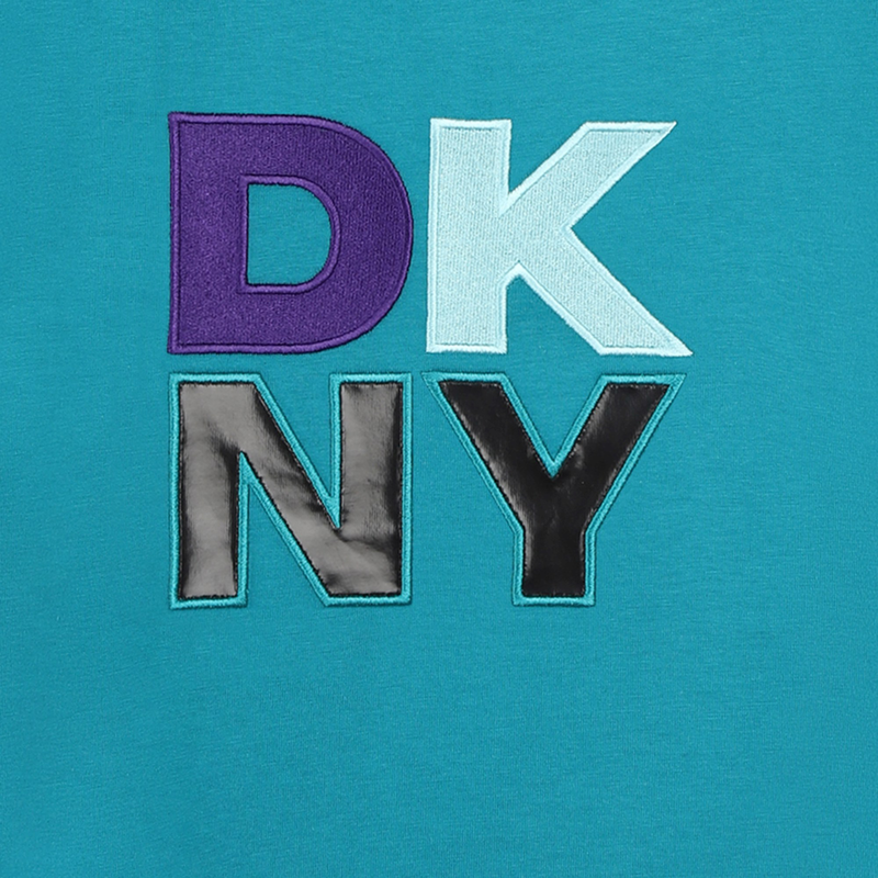 Katoenen T-shirt korte mouwen DKNY 
                        BOY