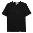 T-shirt met korte mouwen, ZWART, hi-res