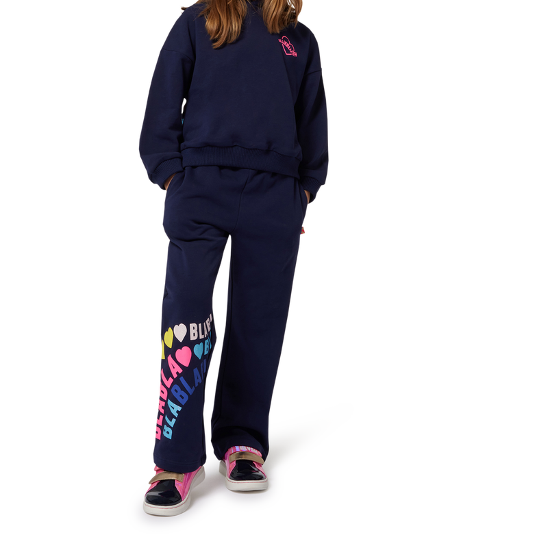Pantalon Jgging Fille Matalan 100% Coton Bleu, Taille 10 Ans, Très Bon état
