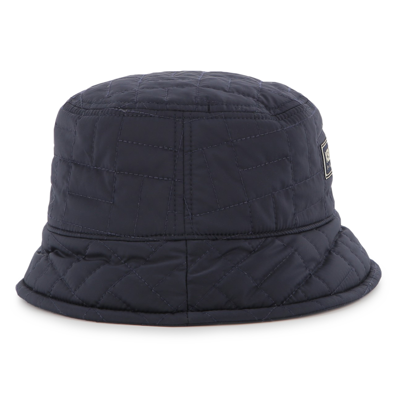 Polyester bucket hat met stiksels KENZO KIDS 
                        UNISEX