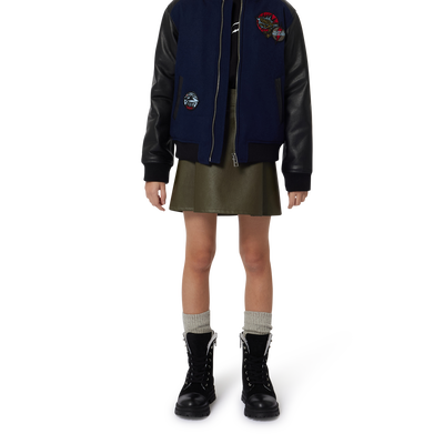 Bottines &agrave; lacets en cuir ZADIG & VOLTAIRE FILLE