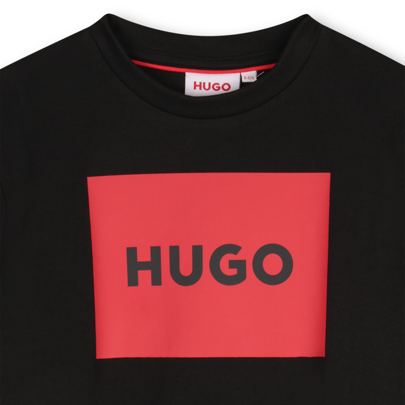 Katoenen T-shirt, korte mouwen HUGO 
                        BOY