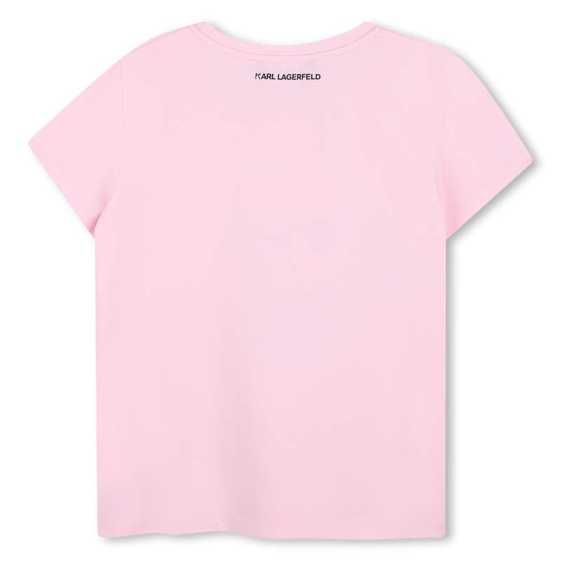 T-SHIRT ILLUSTRATIE CHOUPETTE KARL LAGERFELD KIDS 
                        GIRL