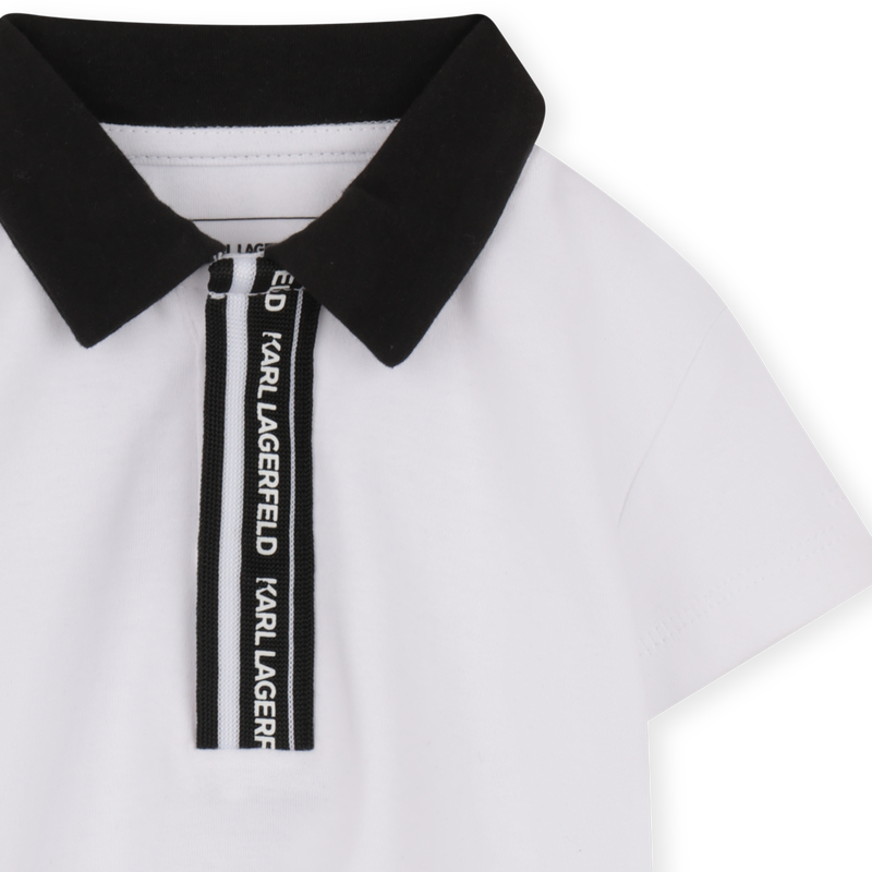 SET T-SHIRT EN KORTE BROEK KARL LAGERFELD KIDS 
                        BOY