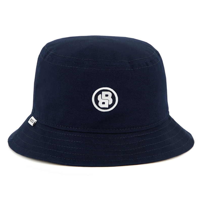 Geborduurde katoenen bob BOSS 
                        BOY