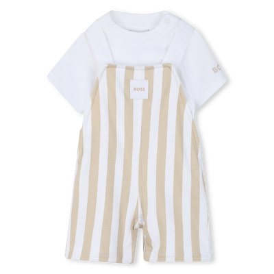 ENSEMBLE SALOPETTE + TEE-SHIRT BOSS GARCON