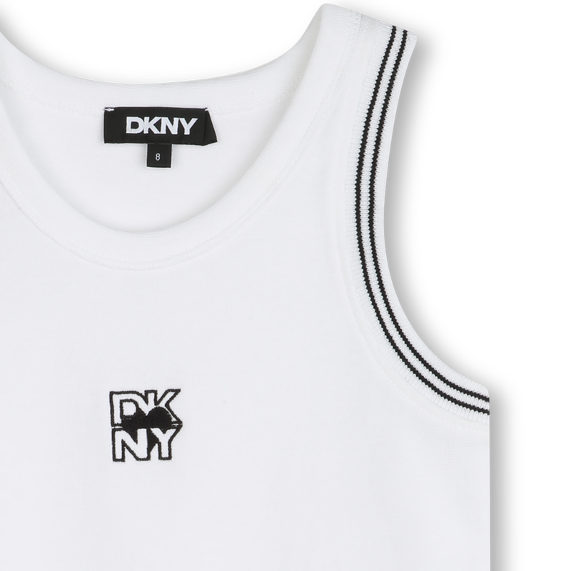 Geribbelde singlet DKNY 
                        GIRL