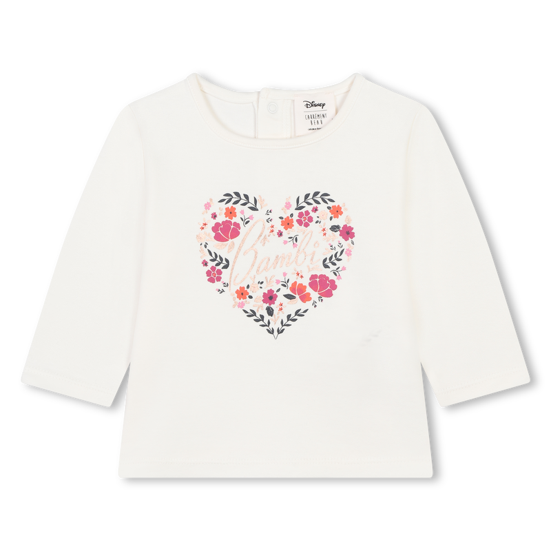 T-shirt avec imprim&eacute; plac&eacute; CARREMENT BEAU 
                        FILLE