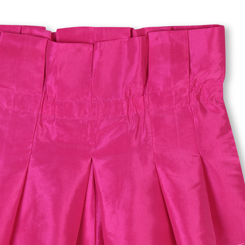 Short de c&eacute;r&eacute;monie en taffetas KARL LAGERFELD KIDS 
                        FILLE