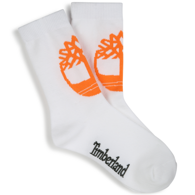Chaussettes hautes imprim&eacute;es TIMBERLAND GARCON