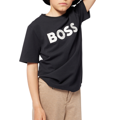 T-shirt brod&eacute; BOSS GARCON