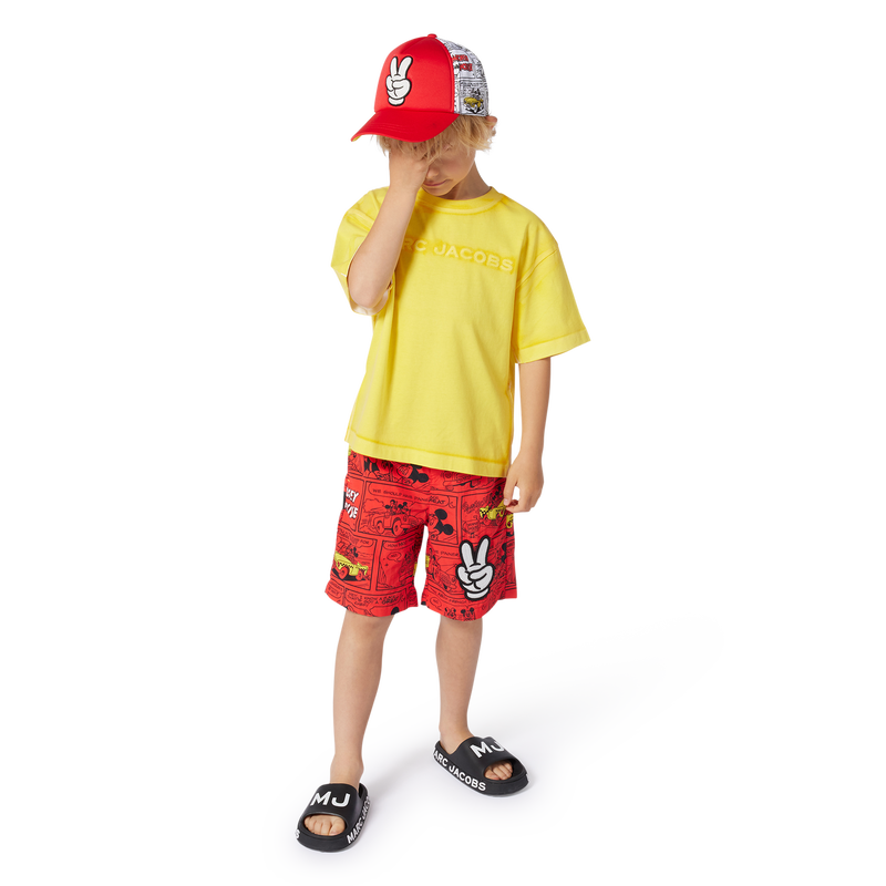 T-shirt en coton avec broderie MARC JACOBS 
                        UNISEXE