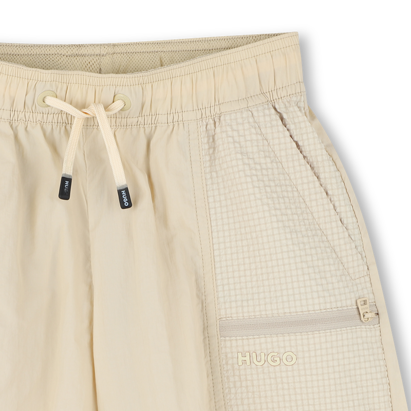 Bermuda &agrave; taille &eacute;lastiqu&eacute;e HUGO 
                        GARCON
