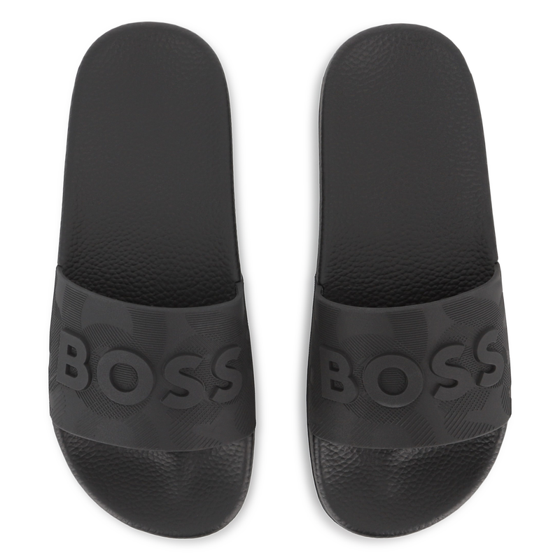 Claquettes sigl&eacute;es BOSS 
                        GARCON