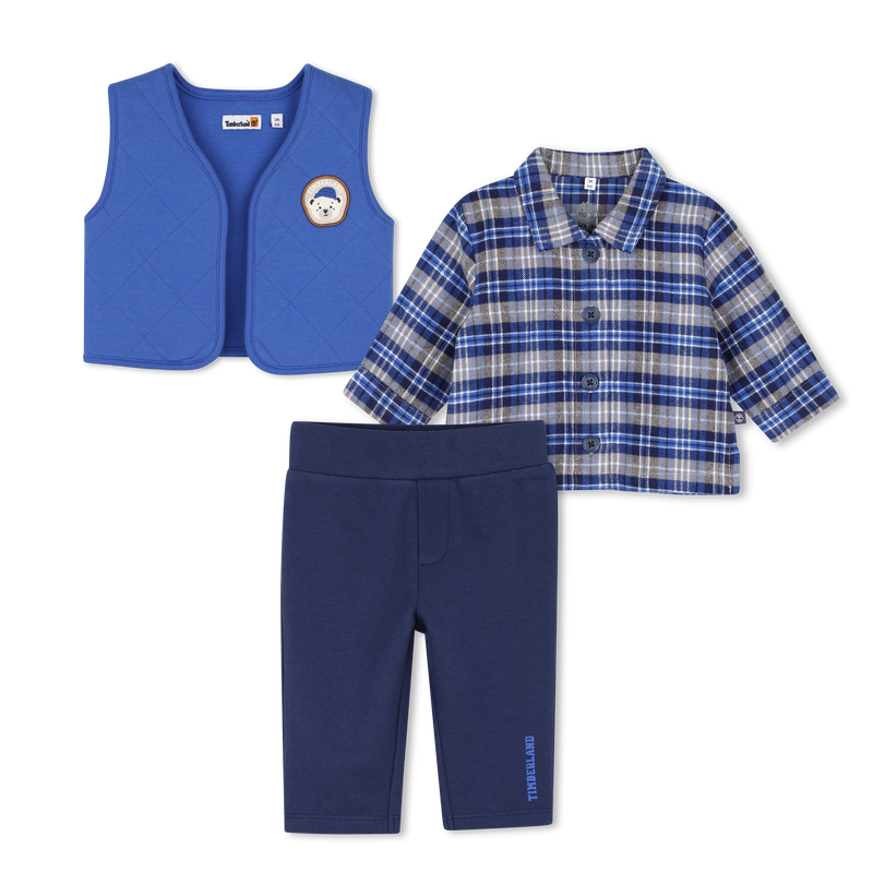 Ensemble cardigan, chemise et pantalon TIMBERLAND 
                        GARCON