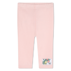 Katoenen jurk en legging KENZO KIDS 
                    GIRL
