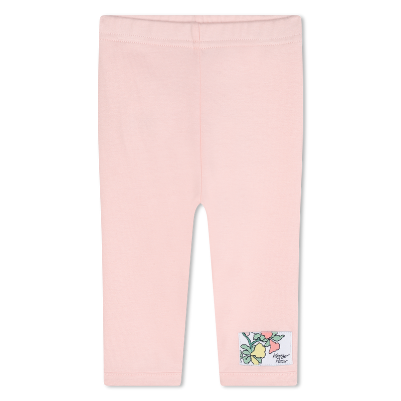 Katoenen jurk en legging KENZO KIDS 
                        GIRL