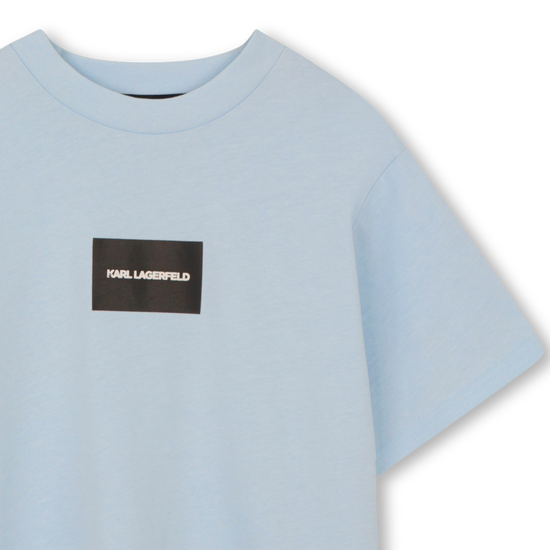 T-SHIRT MET KORTE MOUWEN KARL LAGERFELD KIDS 
                        BOY