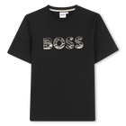 T-shirt met korte mouwen, ZWART, hi-res