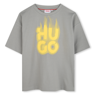 Katoenen T-shirt, korte mouwen HUGO BOY