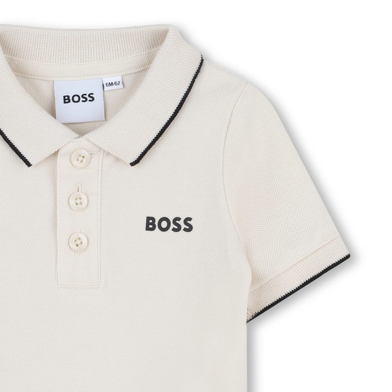 Polo met korte mouwen BOSS 
                        BOY