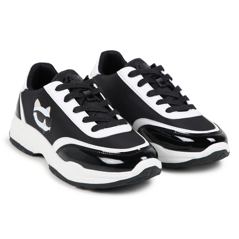 Baskets &agrave; lacets KARL LAGERFELD KIDS 
                        FILLE