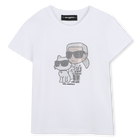 Tee-shirt manches courtes KARL LAGERFELD KIDS 
                    FILLE