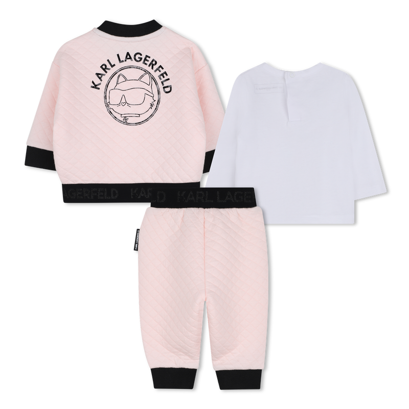 Joggingoutfit KARL LAGERFELD KIDS 
                        GIRL