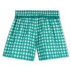 Short imprim&eacute; vichy KIDS AROUND 
                    FILLE