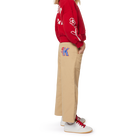 Pantalon &eacute;vas&eacute; en coton KENZO KIDS 
                    FILLE