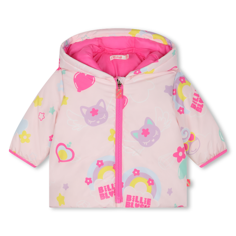 Doudoune imprim&eacute;e &agrave; capuche BILLIEBLUSH 
                        FILLE