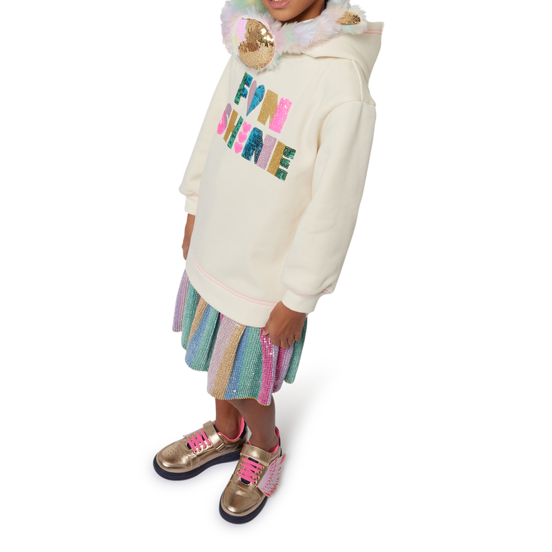 Hippe jurk van twee materialen BILLIEBLUSH 
                        GIRL